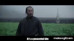 It's a peaceful life