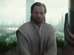 Obi-Wan Kenobi ignites blue lightsaber