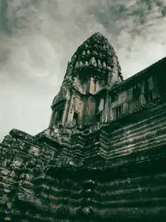 Asian temple and pagoda montage