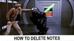 Luke Skywalker Force Pushes Darth Vader