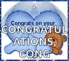 Congrats on your congratulations