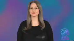 Woman signing one in sign language