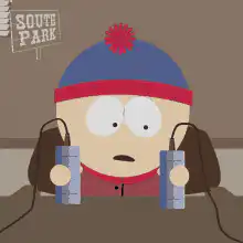 Stan Marsh holding batteries