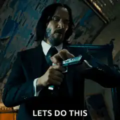 John Wick loads gun lets do this