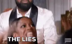 Kandi Burruss laughing THE LIES