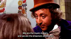 Gene Wilder as Willy Wonka quote