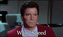 William Shatner Warp Speed