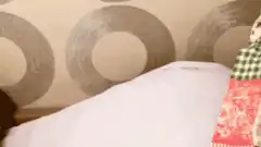 Raccoon pops up from under blanket
