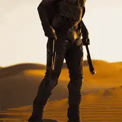 Paul Atreides walking in desert