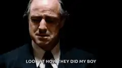 Marlon Brando sad look