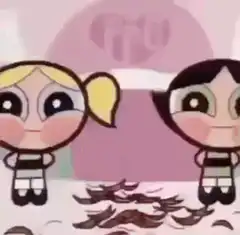 Powerpuff Girls laughing