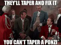 You Can't Taper a Ponzi