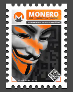 Monero Anonymous Mask GIF