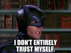 Batman I Don't Entirely Trust Myself
