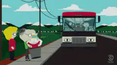 Family Guy bus stops for Peter