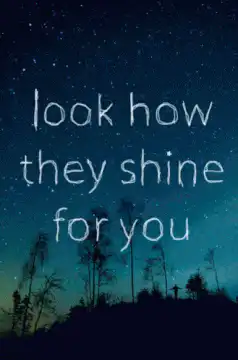 look how they shine for you