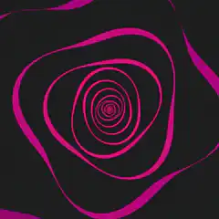 Pink spiral tunnel animation