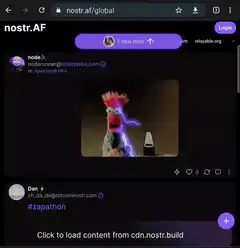 Zapathon puppet lightning gif
