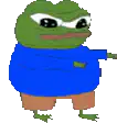 Pepe pointing finger