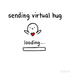 sending virtual hug loading