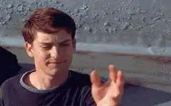 Tobey Maguire finger snap guy falls