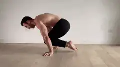 man doing planche pushups