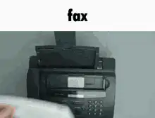 fax machine printing paper