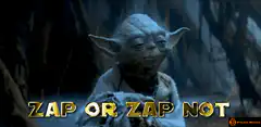 Yoda Zap or Zap Not Meme