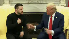 Trump and Zelenskyy fighting