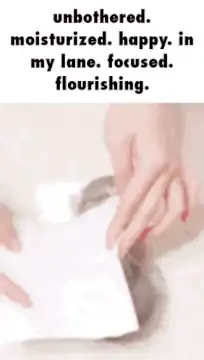 cat getting pampered spa treatment