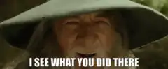 Gandalf I See What You Did There