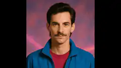 Anthony Kiedis looking over shoulder