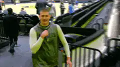TJ Watt pointing at camera