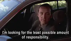 Kevin Spacey least possible amount of responsibility