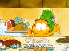 Garfield all you can eat