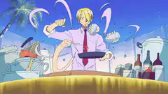 Sanji cooking with extra arms
