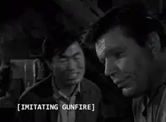 Man Imitating Gunfire