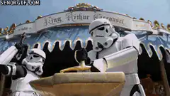 Darth Vader on King Arthur Carousel