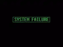 System Failure Glitch Text