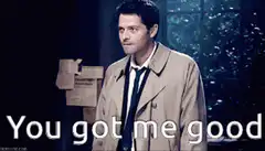 You got me good pointing
