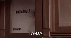 Julie Andrews Ta-Da Door Reveal