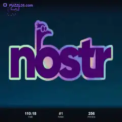 Nostr logo with bird head