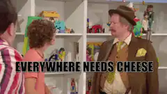 Ron Swanson says everywhere needs cheese