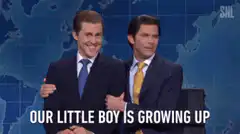 Our Little Boy Is Growing Up
