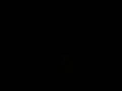 dark screen with faint green glow