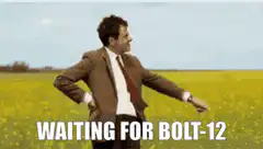Man waiting for bolt-12