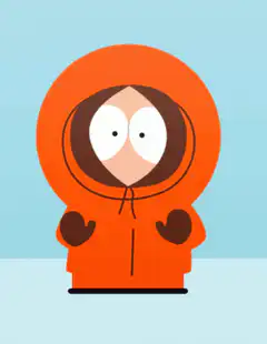 Stan Marsh shivering in orange parka