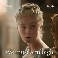 We must aim high
