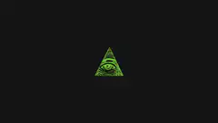 Green Illuminati Eye Fades Out