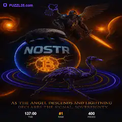 Nostr Bitcoin Angel Puzzle